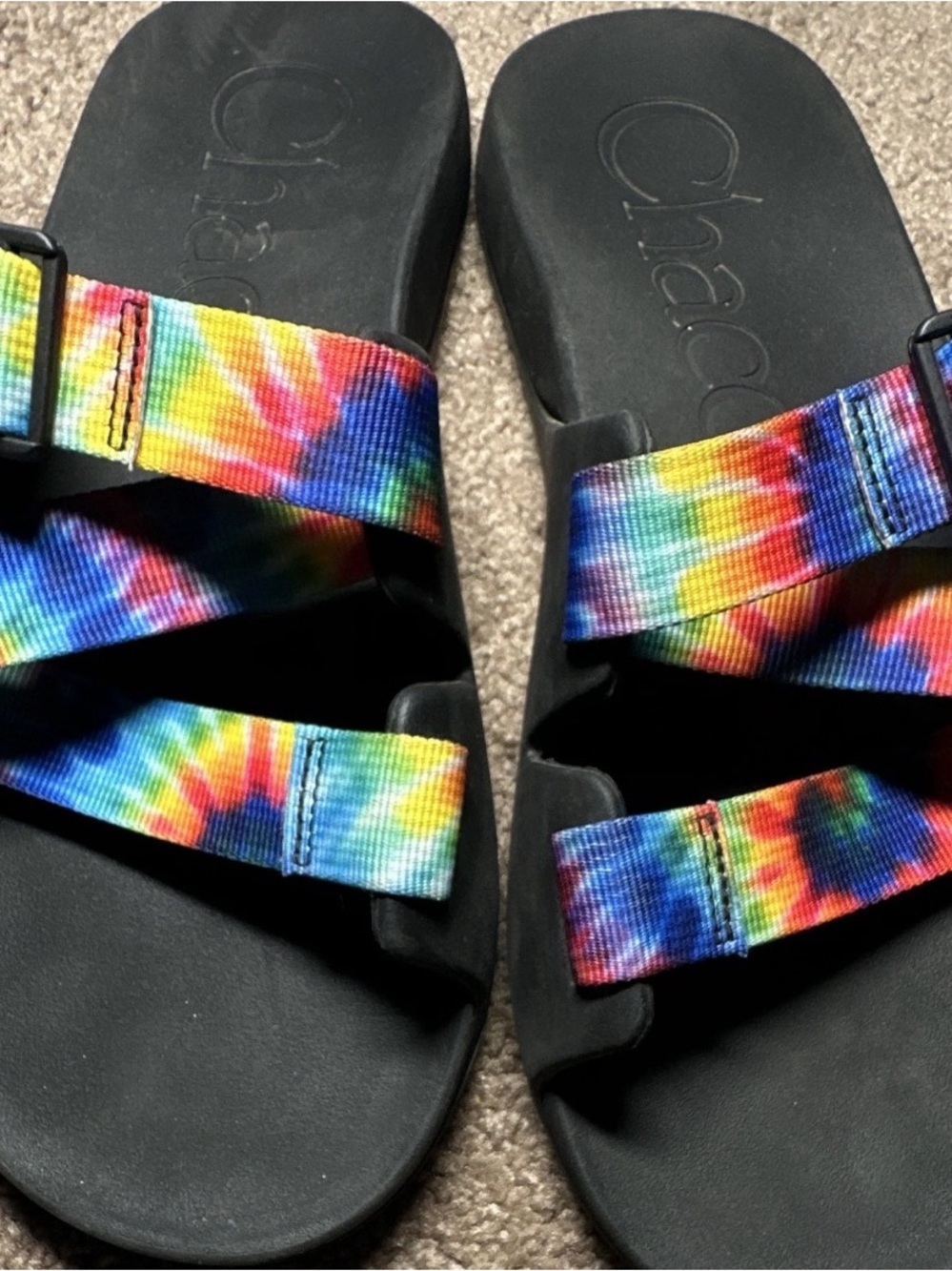 Chaco Rainbow Webbing Buckle Sandal Strap